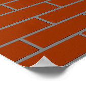 perfecte baksteen poster (Hoek)