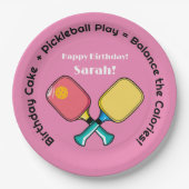 😍 Perfecte balans - pickleball Papieren Bordje (Voorkant)