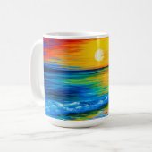Perfecte Beach Sunset Mok (Voorkant links)