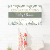 Perfecte blik! Aangepaste verloving banner (Insitu)