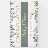 Perfecte blik! Aangepaste verloving banner (Verticaal)