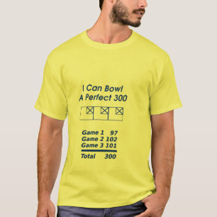 Perfecte Bowling-score T-shirt