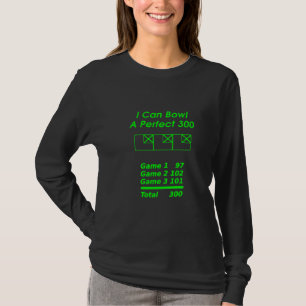 Perfecte Bowling-score T-shirt