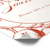 Perfecte Bruid Voor Bruiloft Love is Sweet Poster (Hoek)