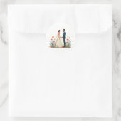 Perfecte bruiloft moment Sticker (Tas)