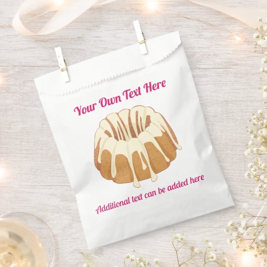 Perfecte bundel met gedrift gaasje - Guglhupf Cake Bedankzakje (Geknipt)