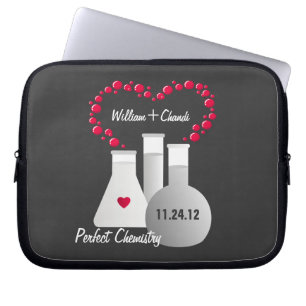 Perfecte chemie laptop sleeve
