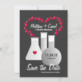 Perfecte chemie sparen de datum save the date (Voorkant)