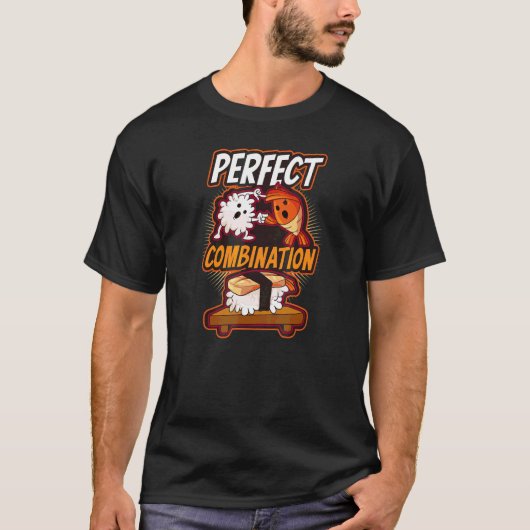 Perfecte Combinatie Sushi T-shirt (Voorkant)