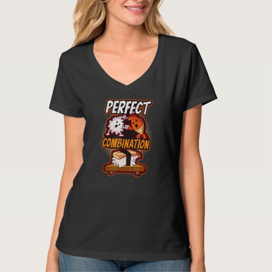 Perfecte Combinatie Sushi T-shirt (Voorkant)