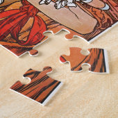 Perfecte cycli Alphonse Mucha Art Nouveau Legpuzzel (Zijkant)