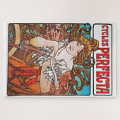 Perfecte cycli Alphonse Mucha Art Nouveau Legpuzzel (Horizontaal)