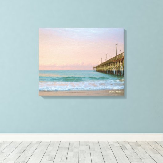 Perfecte dag canvas afdruk (Insitu (Houten vloer))