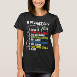 Perfecte Dag - Grappige Gamer Videogame 1 T-shirt