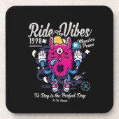 Perfecte dag om gelukkig te zijn | Grappig monster Bier Onderzetter (Voorkant)