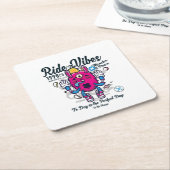 Perfecte dag om gelukkig te zijn | Grappig monster Kartonnen Onderzetters (Schuin)