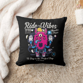 Perfecte dag om gelukkig te zijn | Grappig monster Kussen