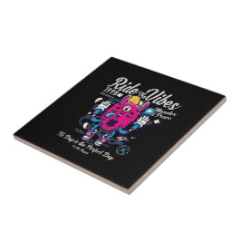 Perfecte dag om gelukkig te zijn | Grappig monster Tegeltje