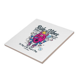 Perfecte dag om gelukkig te zijn | Grappig monster Tegeltje