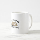 Perfecte dag om niets te doen koffiemok (Voorkant rechts)