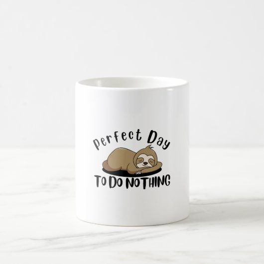 Perfecte dag om niets te doen koffiemok (Center)