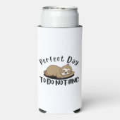 Perfecte dag om niets te doen seltzer blikjeskoeler (Seltzer Achterkant)