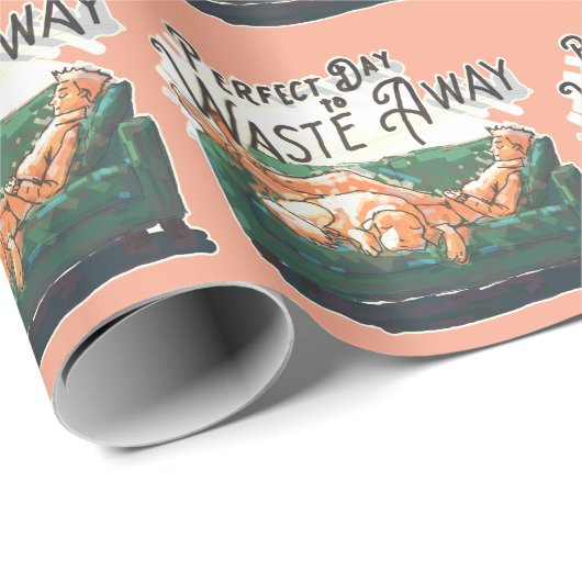 Perfecte dag om te verspillen cadeaupapier (Rol Hoek)