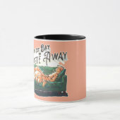 Perfecte dag om te verspillen mok (Midden)