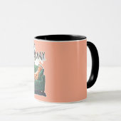 Perfecte dag om te verspillen mok (Voorkant rechts)