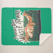 Perfecte dag om te verspillen sherpa deken (Voorkant (horizontaal))