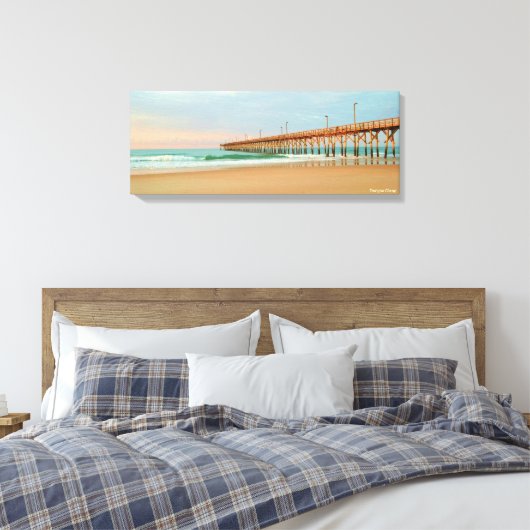 Perfecte dag op Topsail Island Canvas Afdruk (Insitu (Slaapkamer))