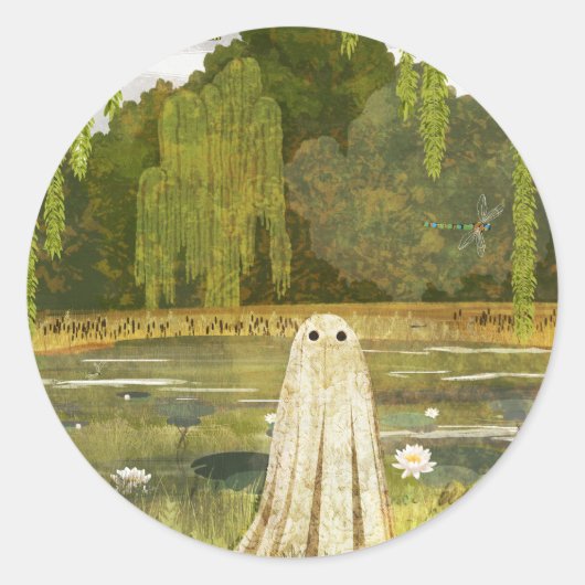 Perfecte dag ronde sticker (Voorkant)