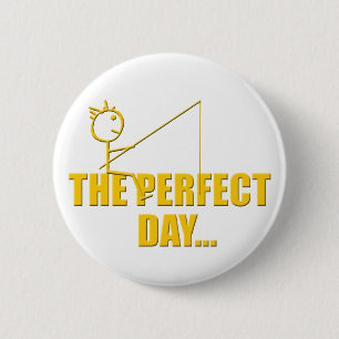 Perfecte Dag Vissen Ronde Button 5,7 Cm