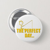 Perfecte Dag Vissen Ronde Button 5,7 Cm (Voorkant /achterkant)
