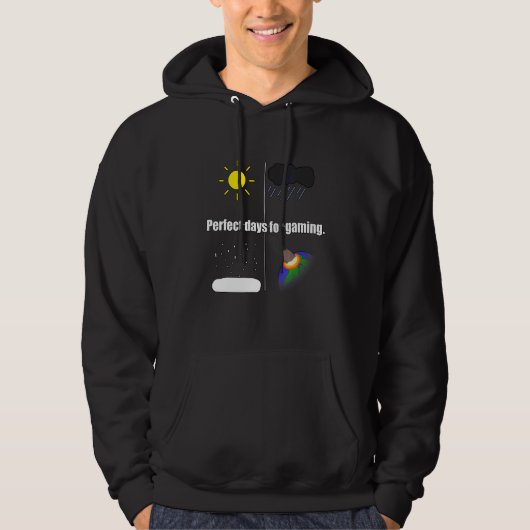 Perfecte dag voor gaming hoodie (Voorkant)