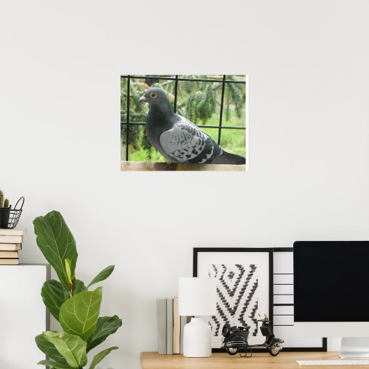 Perfecte duif poster (Thuiskantoor)