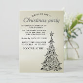 Perfecte, elegante, mooie kerstboom kaart (Staand voorkant)