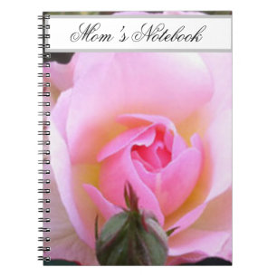 Perfecte Engelse roze Rose Notitieboek