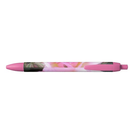 Perfecte Engelse roze Rose Zwarte Inkt Pen (Achterkant)