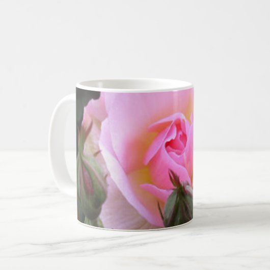 Perfecte Engelse roze roze koffie Mok (Voorkant links)