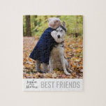 Perfecte foto van beste vrienden met persoonlijke  legpuzzel<br><div class="desc">Voeg je eigen foto van jou en je beste vriend toe in deze schattige en eenvoudige 'beste vrienden' gepersonaliseerde puzzel.</div>