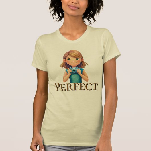 Perfecte fotograaf  t-shirt (Voorkant)
