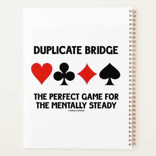 Perfecte game in duplo voor onderweg planner (Achterkant)