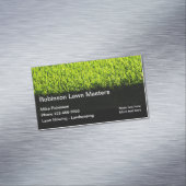 Perfecte gazon maaien Visitekaartje magneten (Voorbeeld)