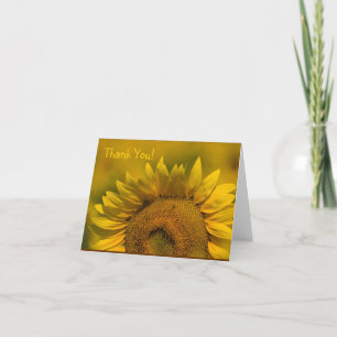 Perfecte gele zonnebloem kaart