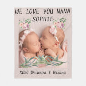 Perfecte gepersonaliseerde kinderfoto fleece deken (Voorkant)