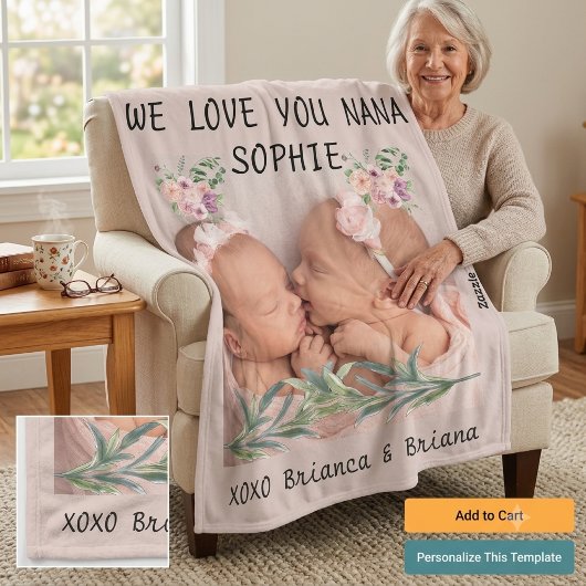 Perfecte gepersonaliseerde kinderfoto fleece deken