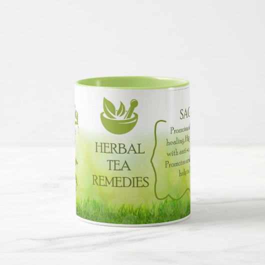 Perfecte Gift/Sage Thee Kruidenremedie Mok (Midden)