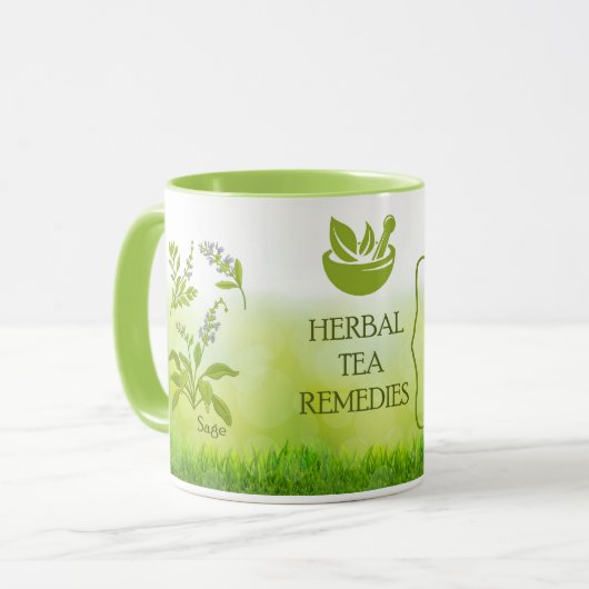 Perfecte Gift/Sage Thee Kruidenremedie Mok (Voorkant links)