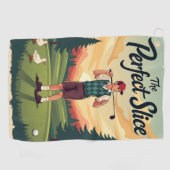 Perfecte Golf Slice Golfhanddoek (Horizontaal)